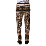 Dolce & Gabbana Multicolor Floral Print Dress Pants PAN76441-46