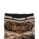 Dolce & Gabbana Multicolor Floral Print Dress Pants PAN76441-46