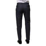 Dolce & Gabbana Dark Blue Cotton Formal Pants PAN76469-46
