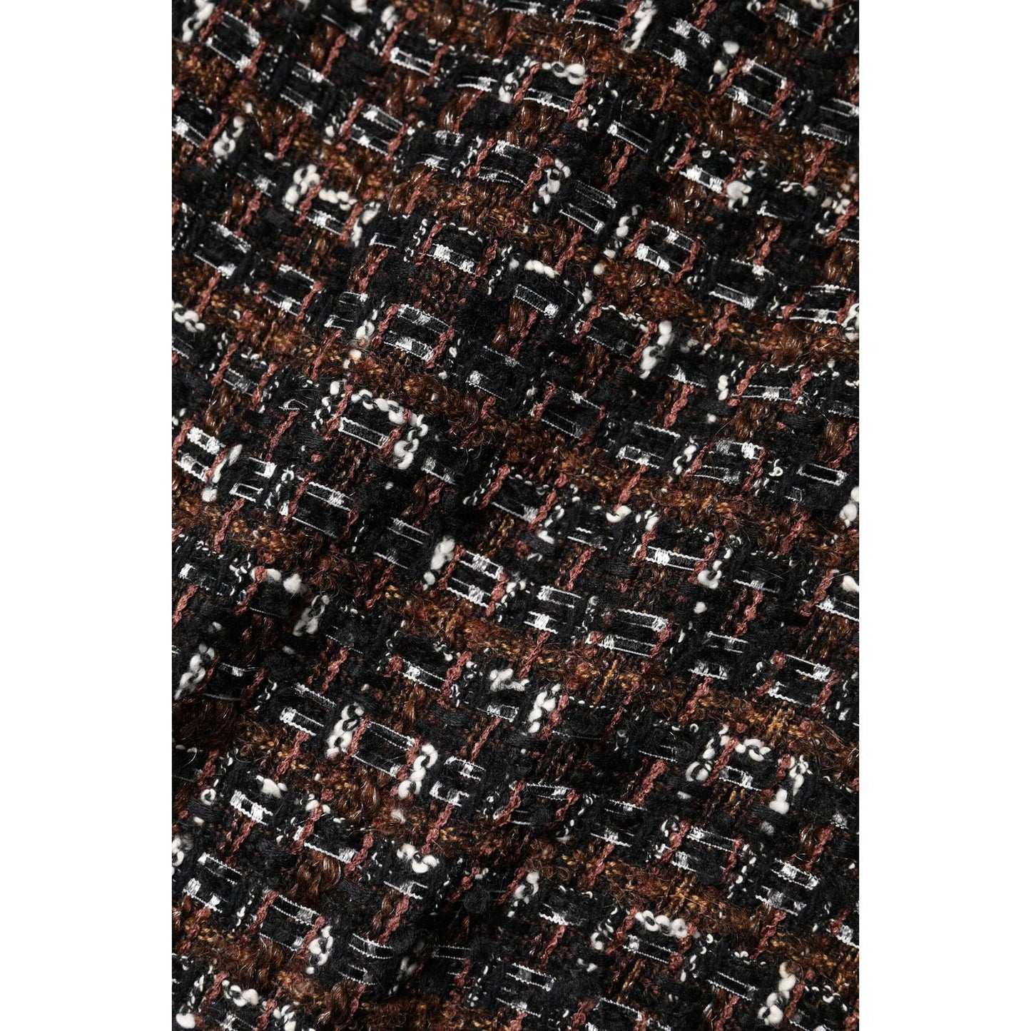 Dolce & Gabbana Multicolor Sleeveless Mini Tweed A-line Dress DR81741-38