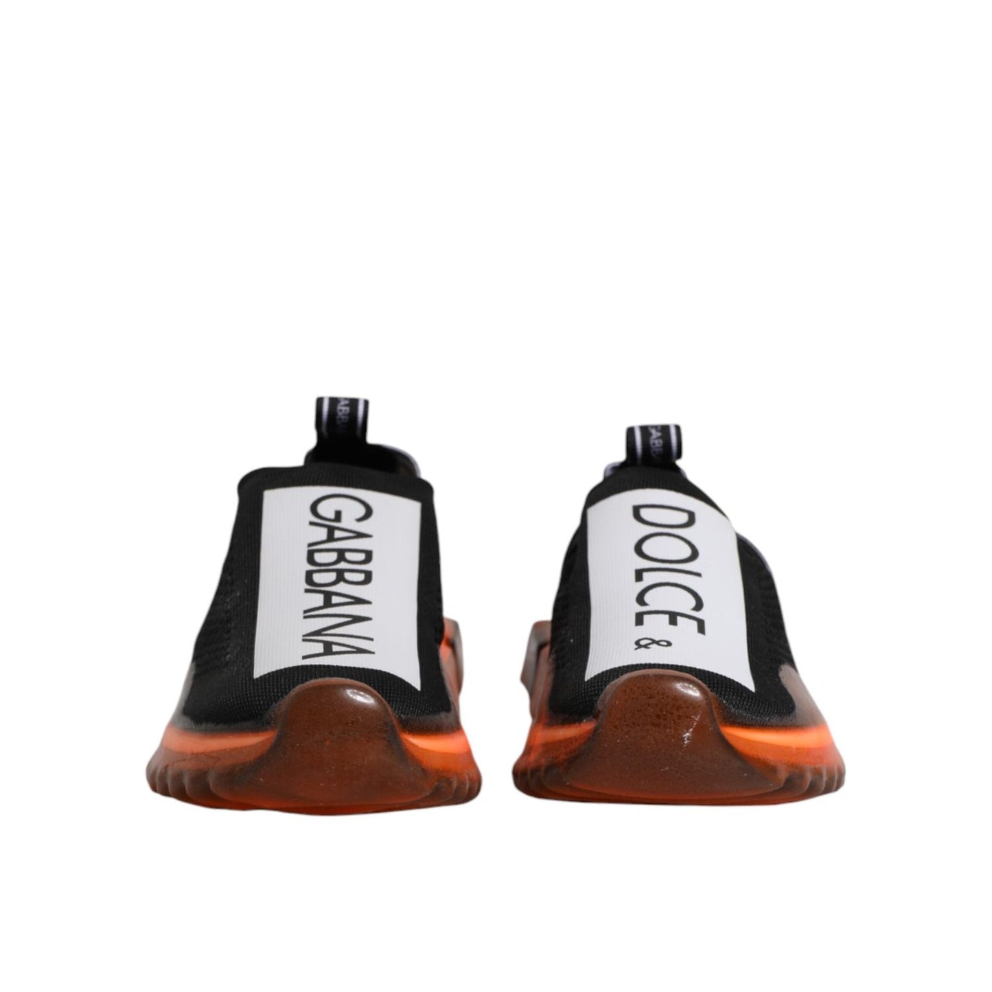 Dolce & Gabbana Black White Slip On Sorrento Sneakers Shoes MV7257-42