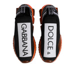 Dolce & Gabbana Black White Slip On Sorrento Sneakers Shoes MV7257-42