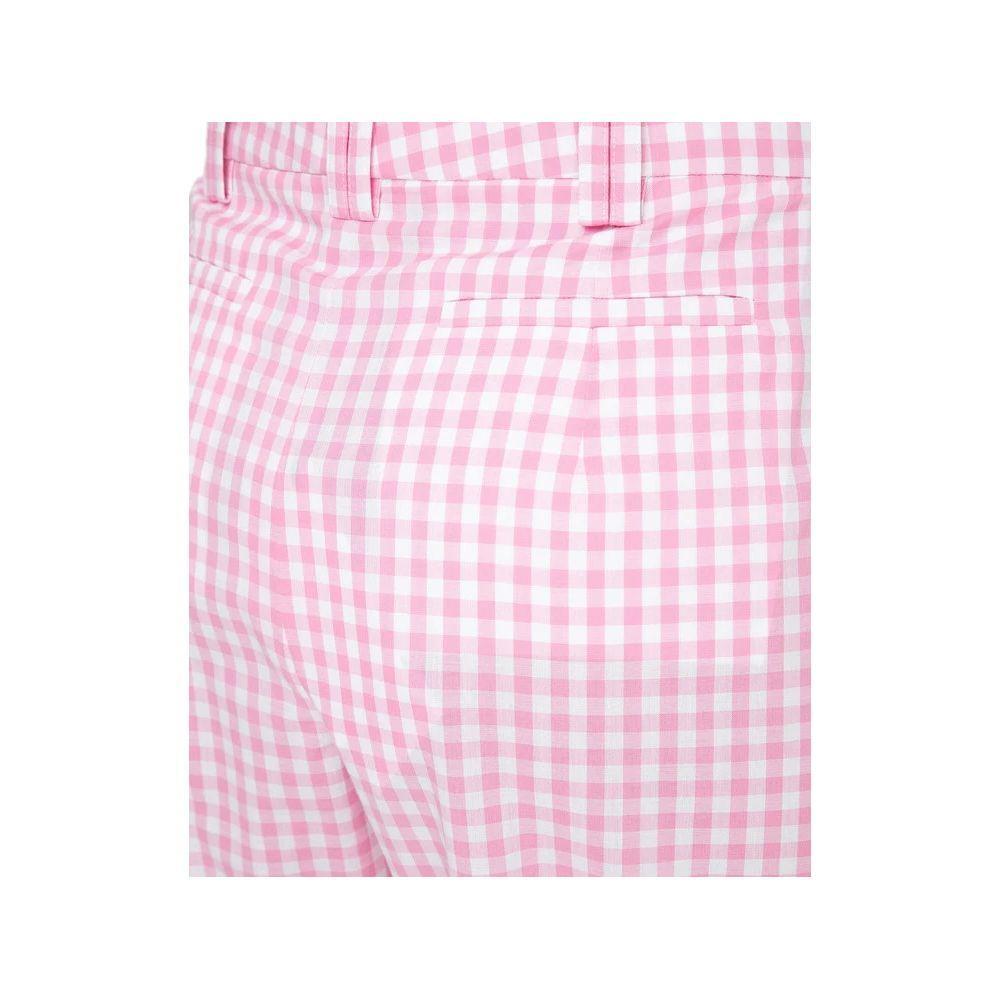 Balmain Pink Cotton Jeans & Pant BA-15519-IT38|XS