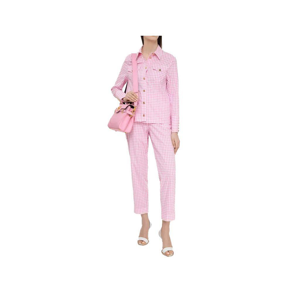 Balmain Pink Cotton Jeans & Pant BA-15519-IT38|XS