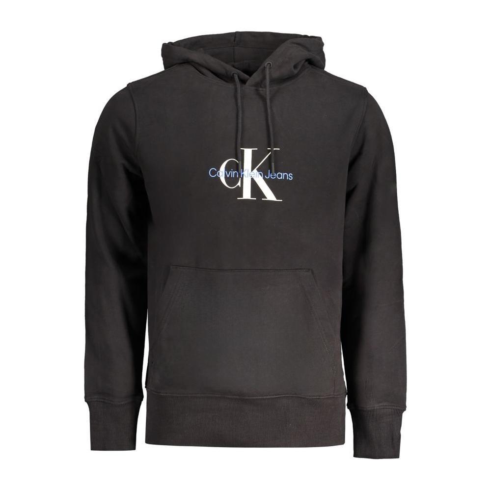 Calvin Klein Black Cotton Sweater CA-32338-XXL