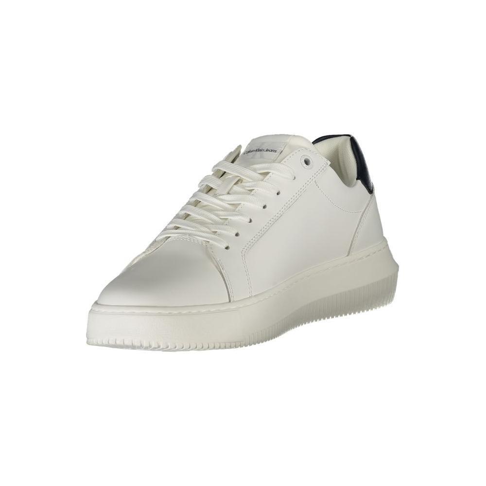 Calvin Klein White Leather Men Sneaker CA-36774-EU40/US7