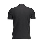 Napapijri Black Cotton Men Polo Shirt NA-11825-XL