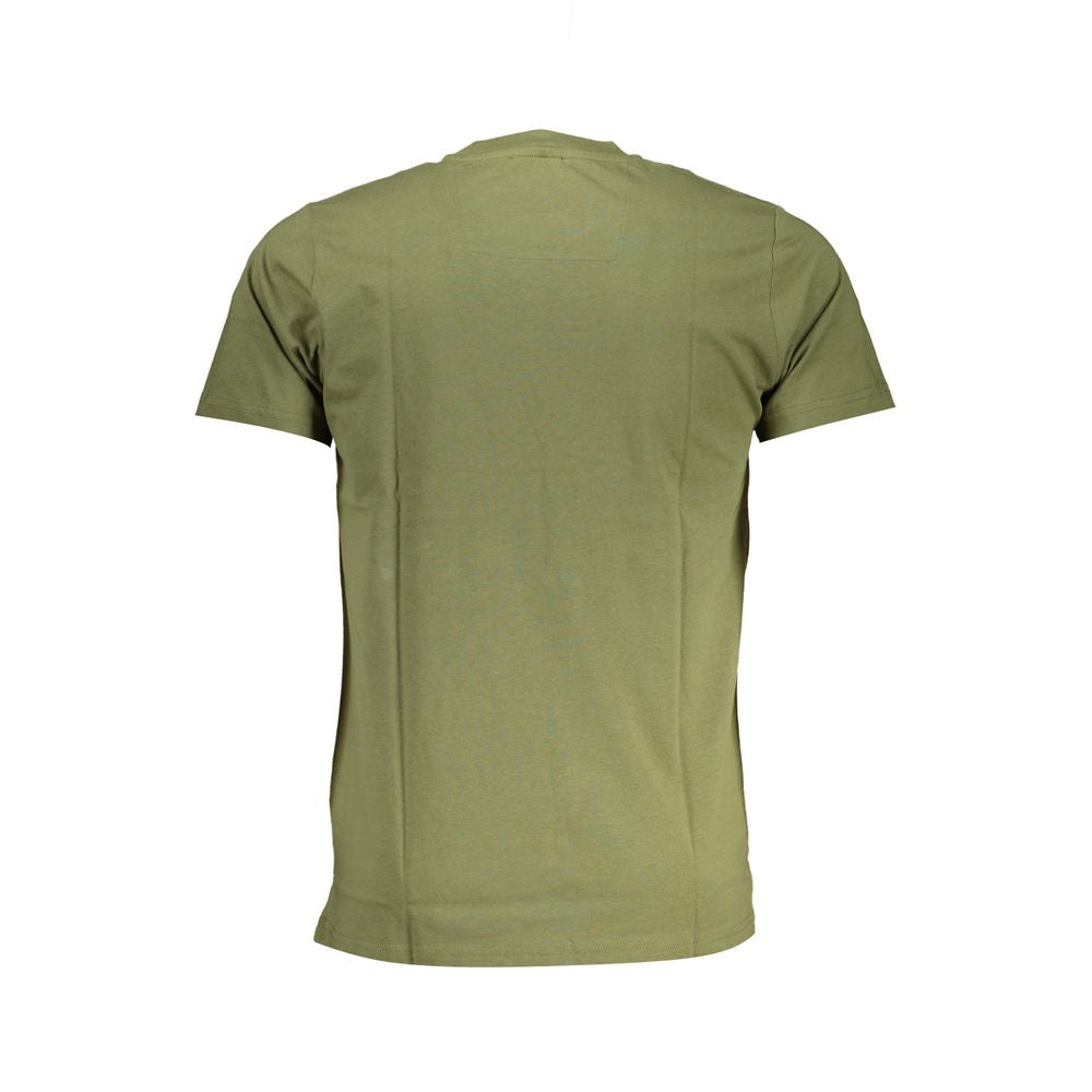 Cavalli Class Green Cotton T-Shirt CA-28598-M