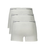 Calvin Klein White Cotton Men Boxer CA-33614-XL