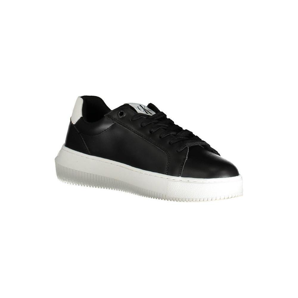 Calvin Klein Black Polyester Women Sneaker CA-36880-EU36/US6