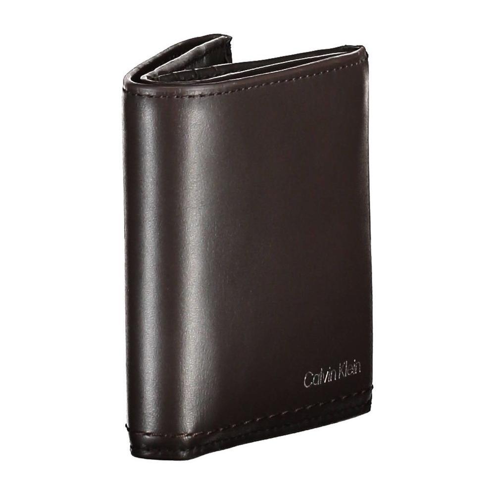 Calvin Klein Brown Leather Men Wallet CA-20527