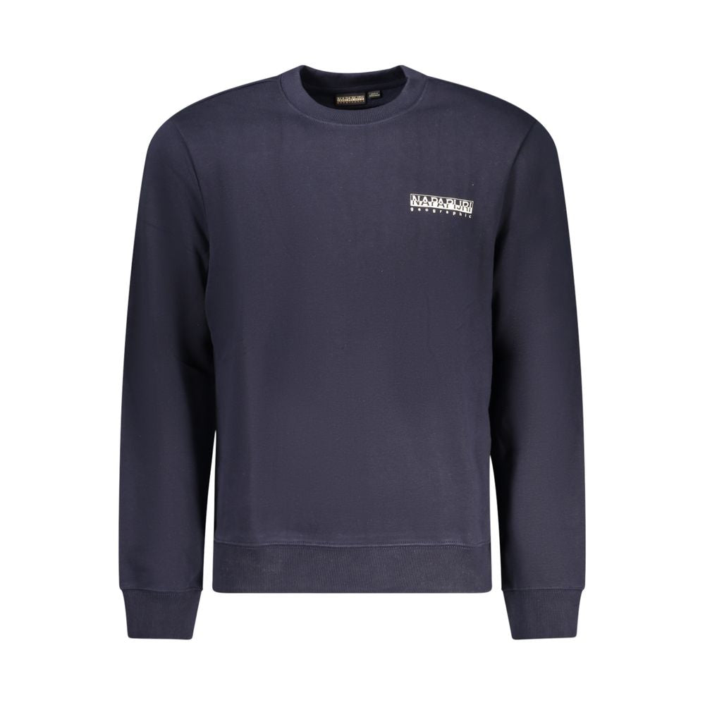 Napapijri Blue Cotton Sweater NA-32132-XL