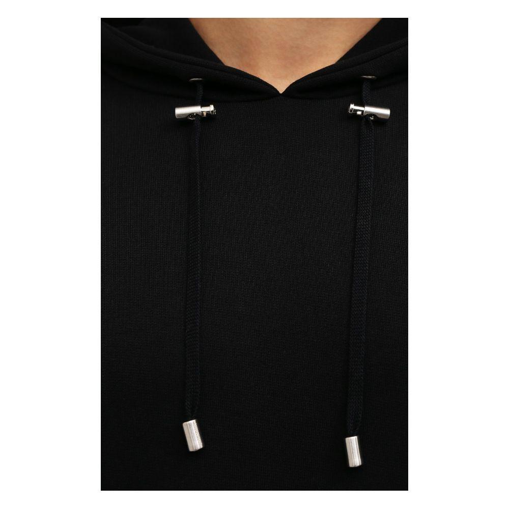 Balmain Black Cotton Sweater BA-15531-3XL