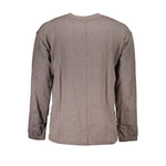 Calvin Klein Chic Brown Brushed Logo Sweatshirt CA-25211-S