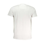 Cavalli Class White Cotton T-Shirt CA-28635-XL