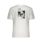 Calvin Klein White Cotton T-Shirt CA-31342-XL