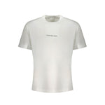 Calvin Klein White Cotton T-Shirt CA-31343-XL