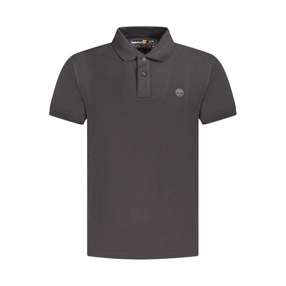 Timberland Black Cotton Men Polo Shirt TI-35446-S