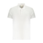 Calvin Klein White Cotton Men Polo Shirt CA-36277-S
