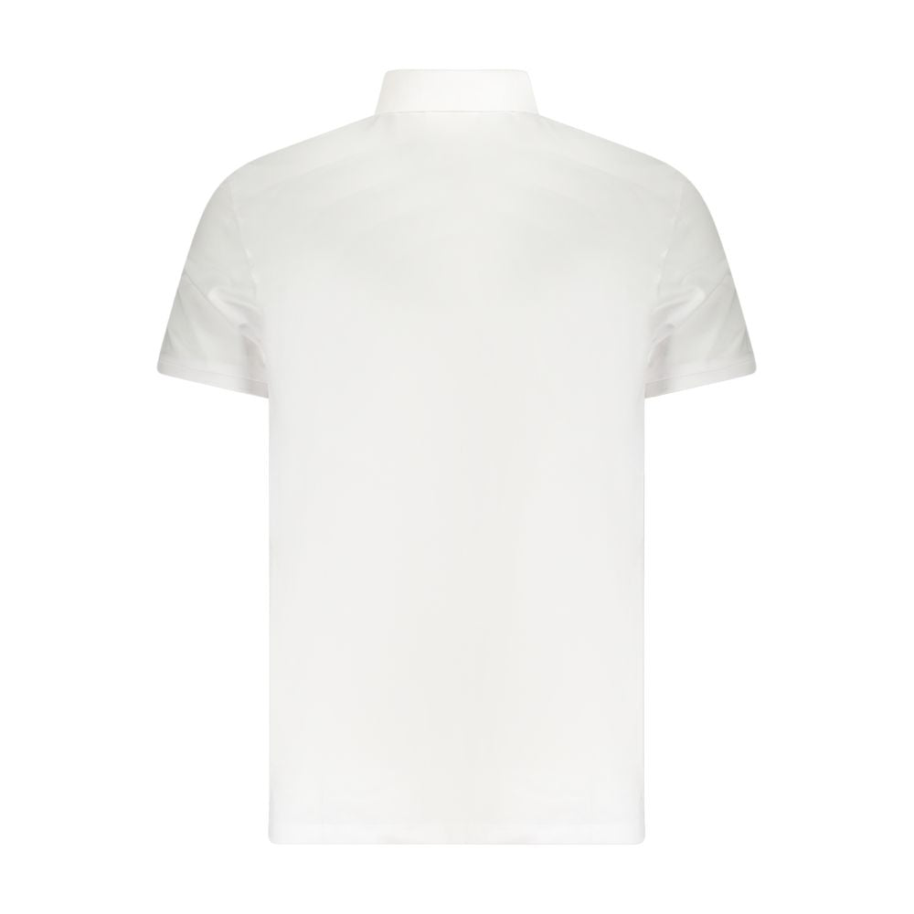 Calvin Klein White Cotton Men Polo Shirt CA-36277-S