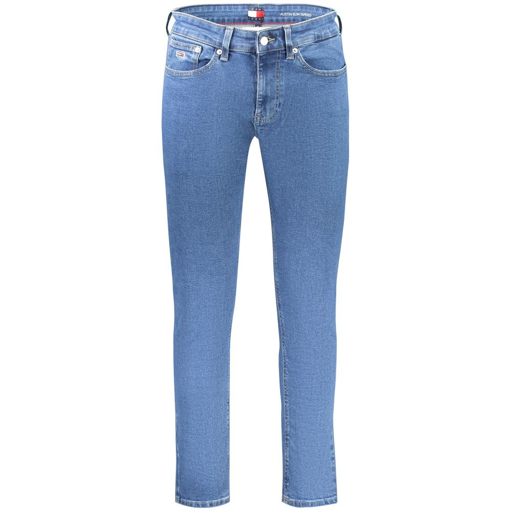 Tommy Hilfiger Blue Cotton Men Slim Tapered Jean TO-38435-W28 | L32
