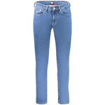 Tommy Hilfiger Blue Cotton Men Slim Tapered Jean TO-38435-W28 | L32
