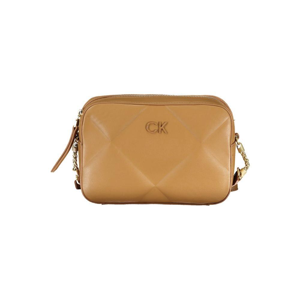 Calvin Klein Brown Polyester Handbag CA-25957