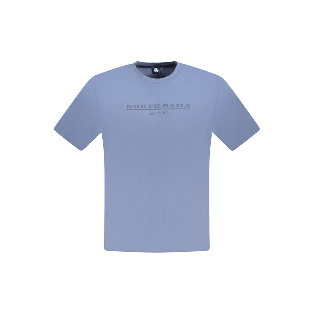 North Sails Blue Cotton Men T-Shirt NO-33749-S