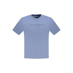 North Sails Blue Cotton Men T-Shirt NO-33749-S