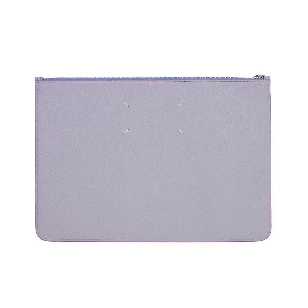 Maison Margiela Purple Calfskin Clutch Bag MAMA-15543