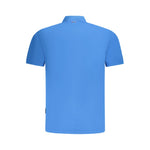 Napapijri Blue Cotton Men Polo Shirt NA-35704-S