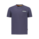 Napapijri Blue Cotton Men T-Shirt NA-35897-S