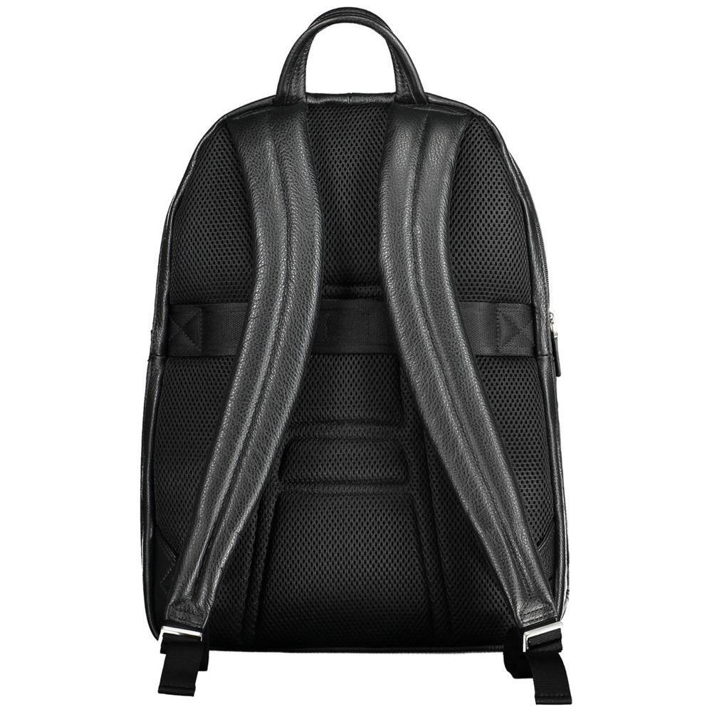 Piquadro Black Leather Men Backpack 1728,67403481248,Backpacks - Men - Bags,Bags,Black,Men,Men - Bags,New with tags,Piquadro PI-20664