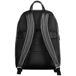 Piquadro Black Leather Men Backpack 1728,67403481248,Backpacks - Men - Bags,Bags,Black,Men,Men - Bags,New with tags,Piquadro PI-20664
