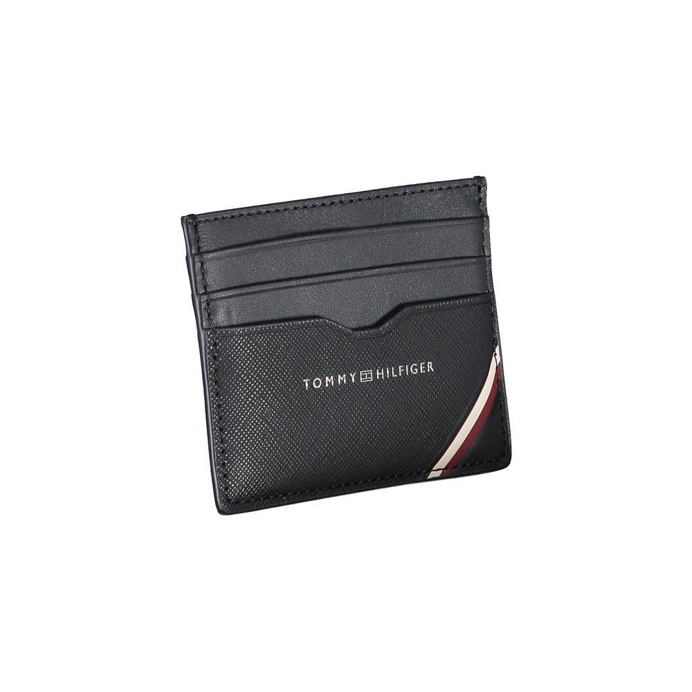 Tommy Hilfiger Blue Leather Men Wallet TO-25972