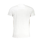 Cavalli Class White Cotton T-Shirt CA-28599-XL