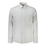 Calvin Klein White Cotton Men Shirt CA-33155-S