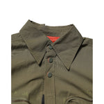 Dolce & Gabbana Army Green Button Down Long Sleeves Shirt TSH906758-37
