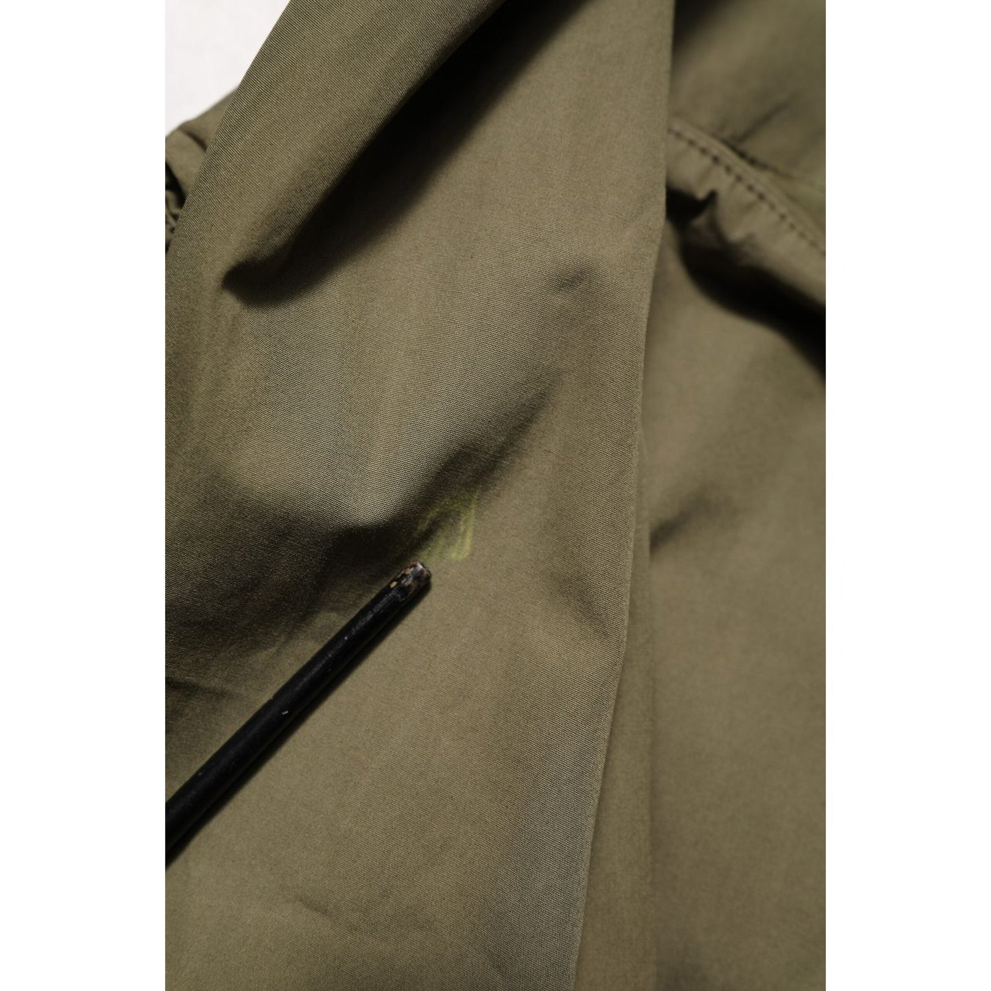 Dolce & Gabbana Army Green Button Down Long Sleeves Shirt TSH906758-37
