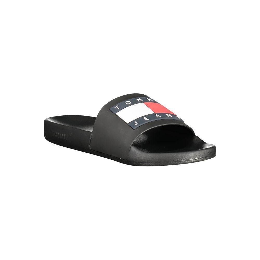 Tommy Hilfiger Black Polyethylene Men Sandal TO-36758-EU40/US7