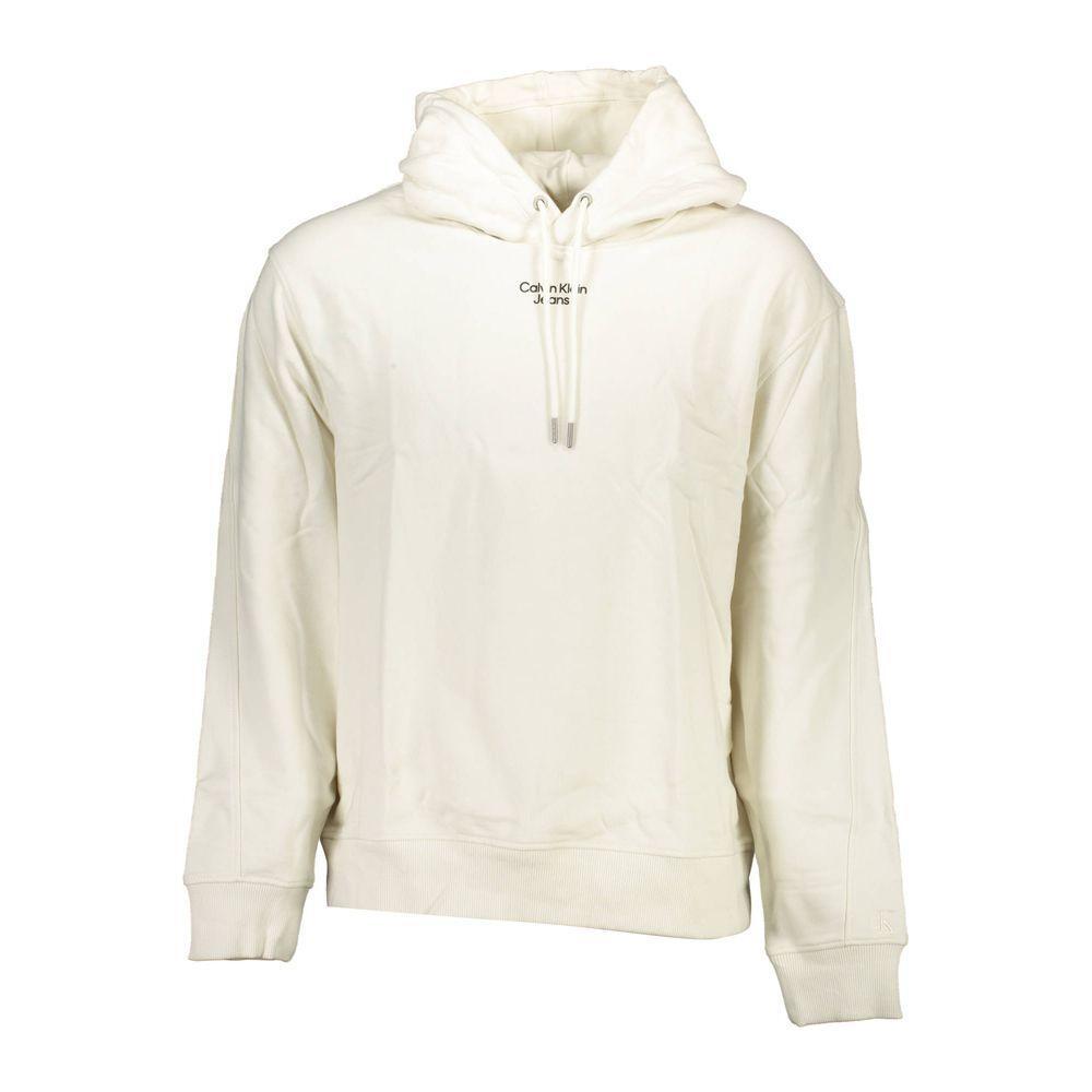Calvin Klein White Cotton Men Sweater CA-18026-S