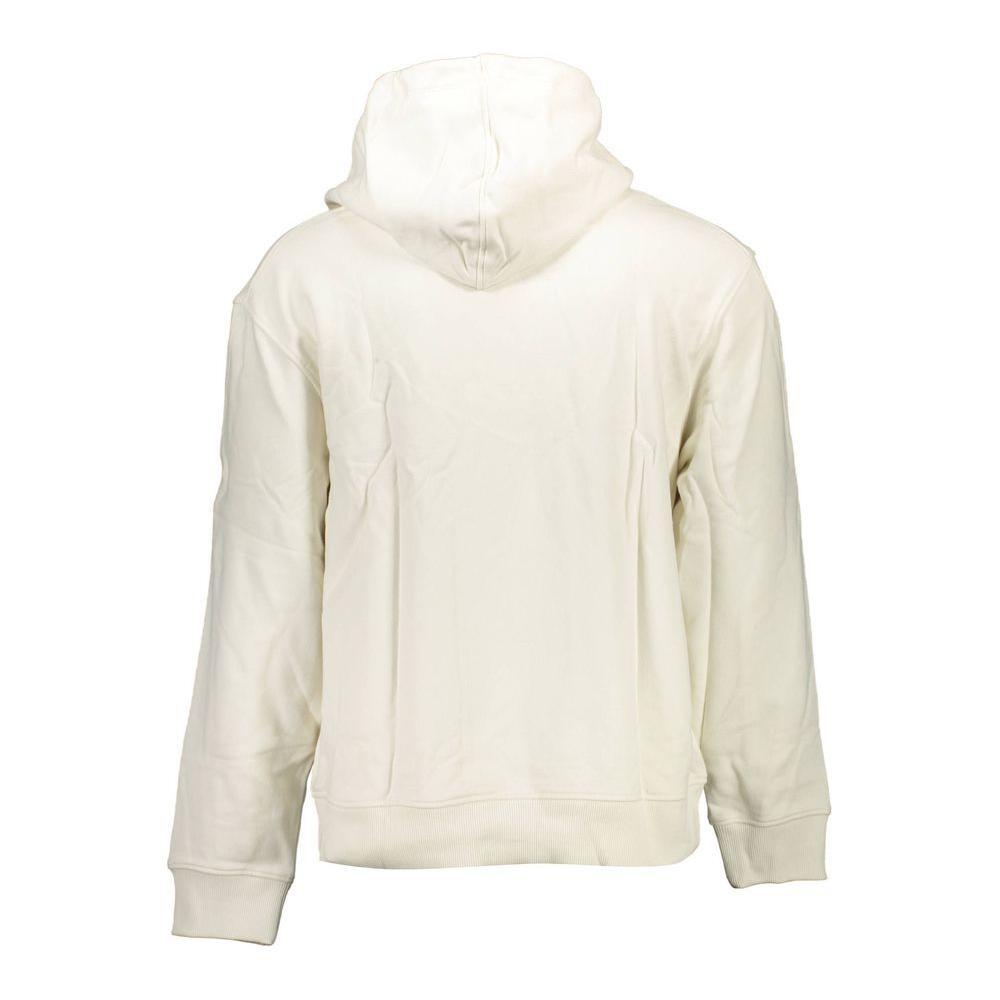 Calvin Klein White Cotton Men Sweater CA-18026-S