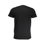Cavalli Class Black Cotton T-Shirt CA-28610-XL