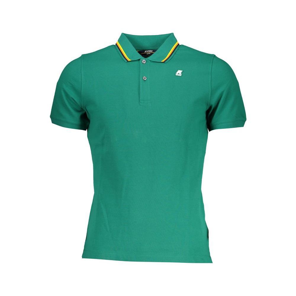 K-WAY Green Cotton Polo Shirt 1728,67403481248,Clothing,Green,K-WAY,Men,Men - Clothing,New with tags,Polo Shirt - Men - Clothing,S KW-28777-S