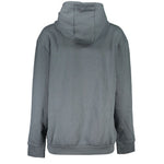 Cavalli Class Sleek Gray Fleece Hooded Sweatshirt CA-28859-M