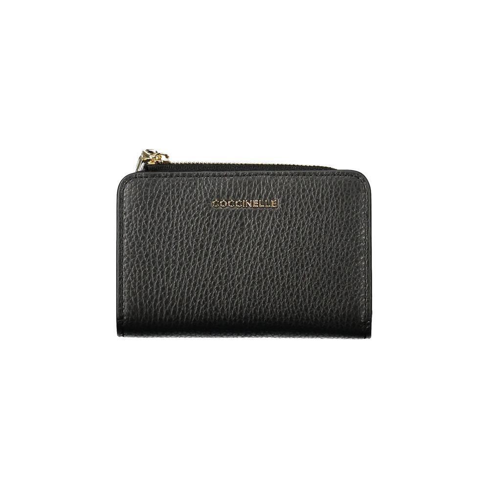 Coccinelle Black Leather Women Wallet CO-34877