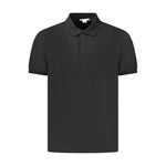 Calvin Klein Black Cotton Men Polo Shirt CA-34967-S