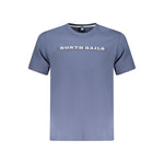 North Sails Blue Cotton Men T-Shirt NO-35049-S