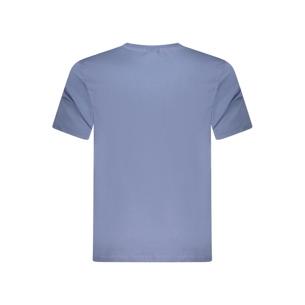 North Sails Blue Cotton Men T-Shirt NO-35049-S