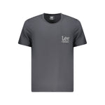 Lee Black Cotton Men T-Shirt LE-35372-S